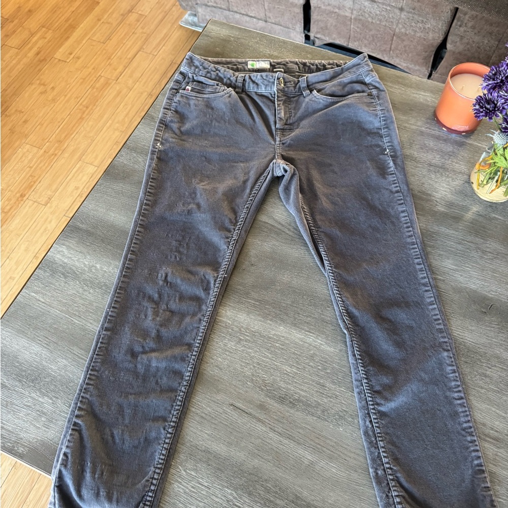 Stio Women’s Grey Rivet Cords. Sz 10 Sbort.